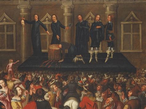 Florid 17th-Century London: The Execution of Charles I, A Symbol of Political Tumult and Shifting Power Dynamics